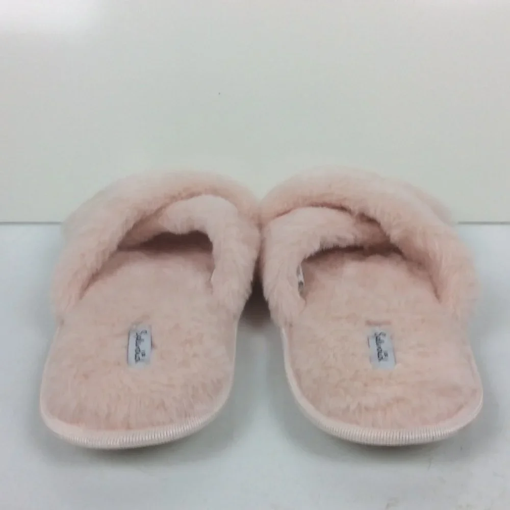 Splendid EUC Pink Cozy Slippers Size Medium/Large - Picture 3 of 7